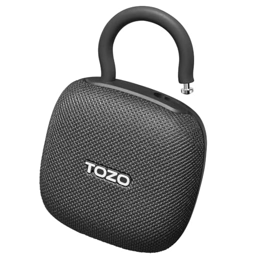 Φορητό ηχείο Bluetooth TOZO PE1 με ρυθμιζόμενο καραμπίνερ, μίνι ηχείο Bluetooth για ντους