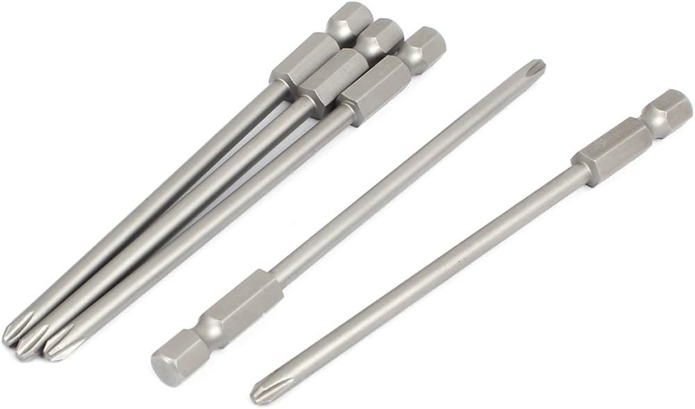 Aexit 1/4in Hex Screwdriver Bits Shank PH2 Magnetic 4.0mm Phillips Head Screwdriver Nut Driver Bits Bits 5pcs - - 