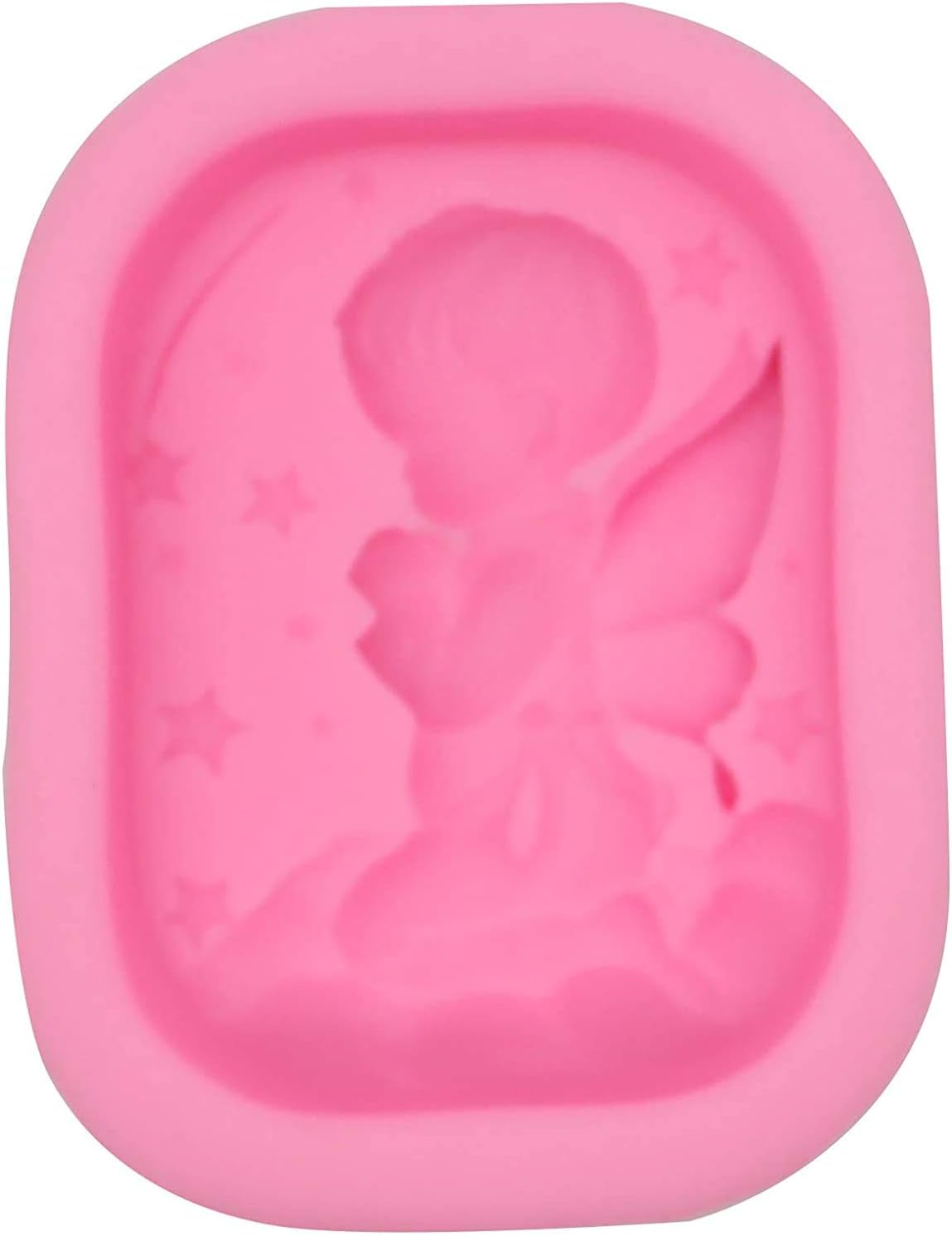 3D Baby Angel Silicone Mold for Cake Decoration, Sugarcraft, Cookie Decor, Jewelry,Pastry, Polymer Clay, Epoxy Resin,Pudding, Handmade Soap Mould Candy Making