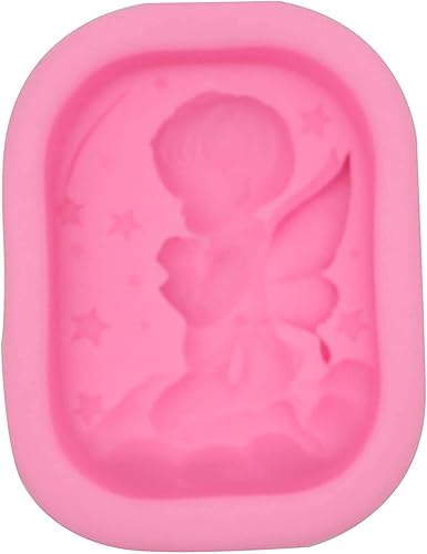 Molde de silicona de ángel bebé 3D para decoración de pasteles, artesanía de azúcar, decoración de galletas, joyas, pasteles, arcilla polimérica,