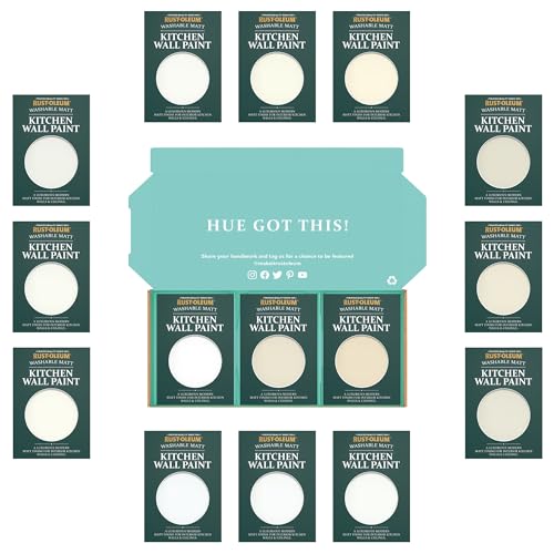Rust-Oleum Kitchen Wall Paint in Matt Finish – Elegant Whites Tester Box
