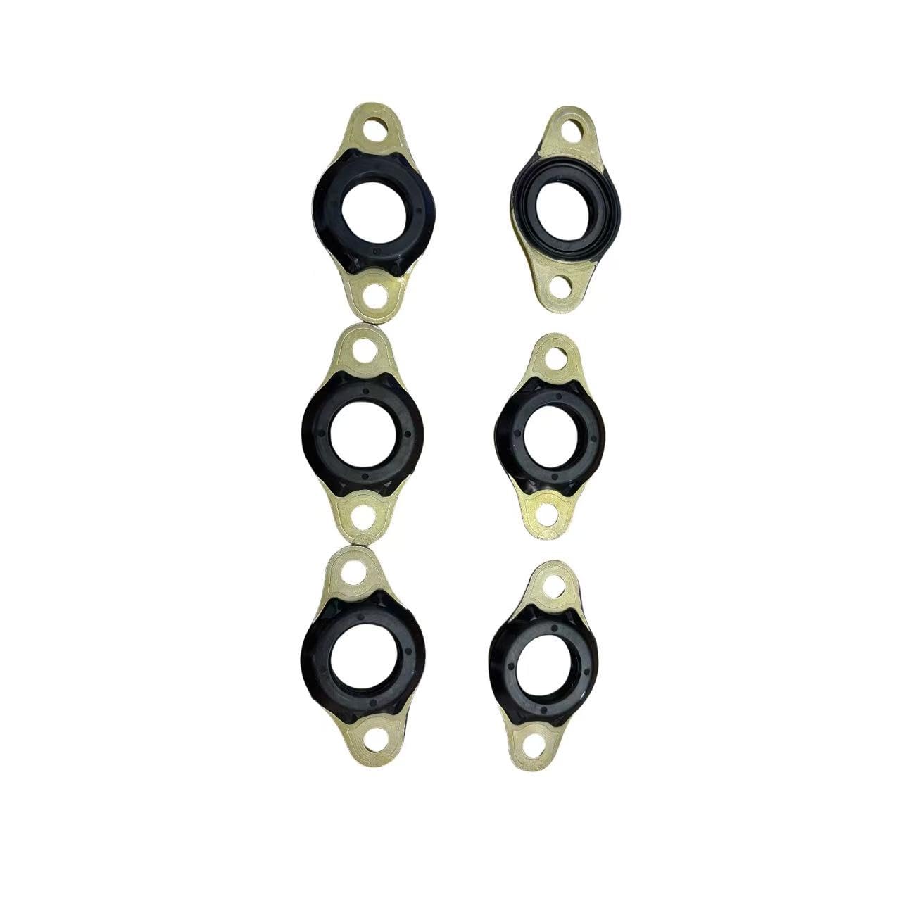 6PCS Fuel Injector Line Passthrough Seals Compatible with Detroit DD15 Engines | Freightliner Cascadia & Western Star Trucks | Replaces A4720780180, A4720780480