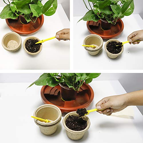Tcbwfy 4" Peat Pots For Seedlings Seed Starting Trays Pulp Plant Pots For Seedlings 30 Pack,Seed Starter Nursery Pots Seedling Pots For Vegetables Herbs Small Planting Pots #TOP6