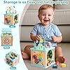 Fajiabao Cubo Actividades Bebe Juguetes Niños 1 Año - Juguetes Montessori 1 2 3 Años Juguetes Bebe de Madera Juegos Educativos con Laberintos Regalos Navidad para Bebes Niños Niña #4