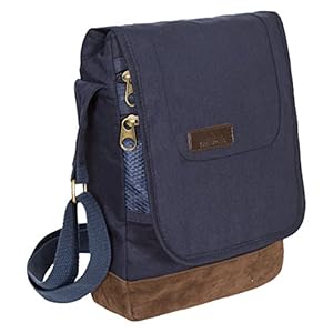 Trespass Bonham, Navy, schoudertas met interne organizer voor kinderen, uniseks, meisjes en jongens, blauw
