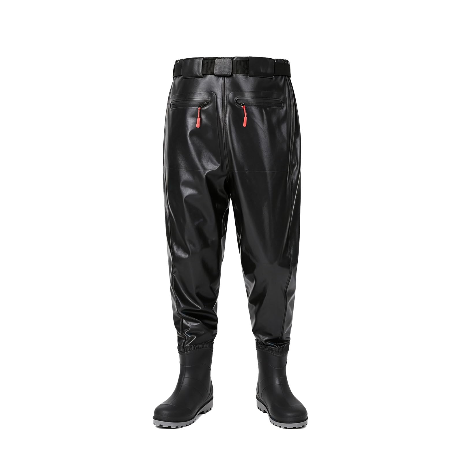 Vadeadores de Pesca para Hombres PVC Vadeadores de Pesca con botas incorporadas Bolsa impermeable totalmente sellada peso ligero para Obras de Construcción,Pesca y Granjas Tallas 38-46