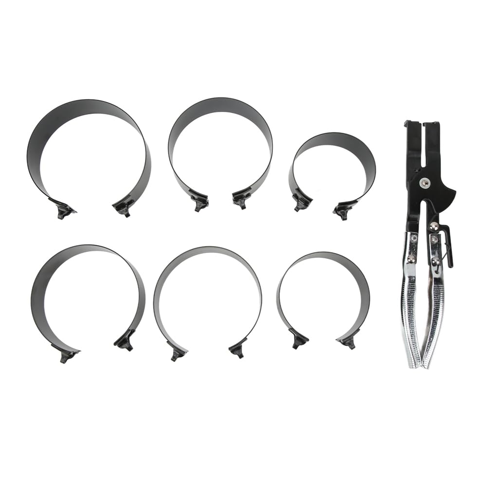 Set di Compressori per Anelli di Pistone Universali Compatibili per la Manutenzione Auto con 6 Opzioni di Dimensione della Banda.