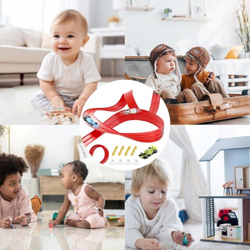 Circuit de course pour garçons et mini voitures de transport - 4