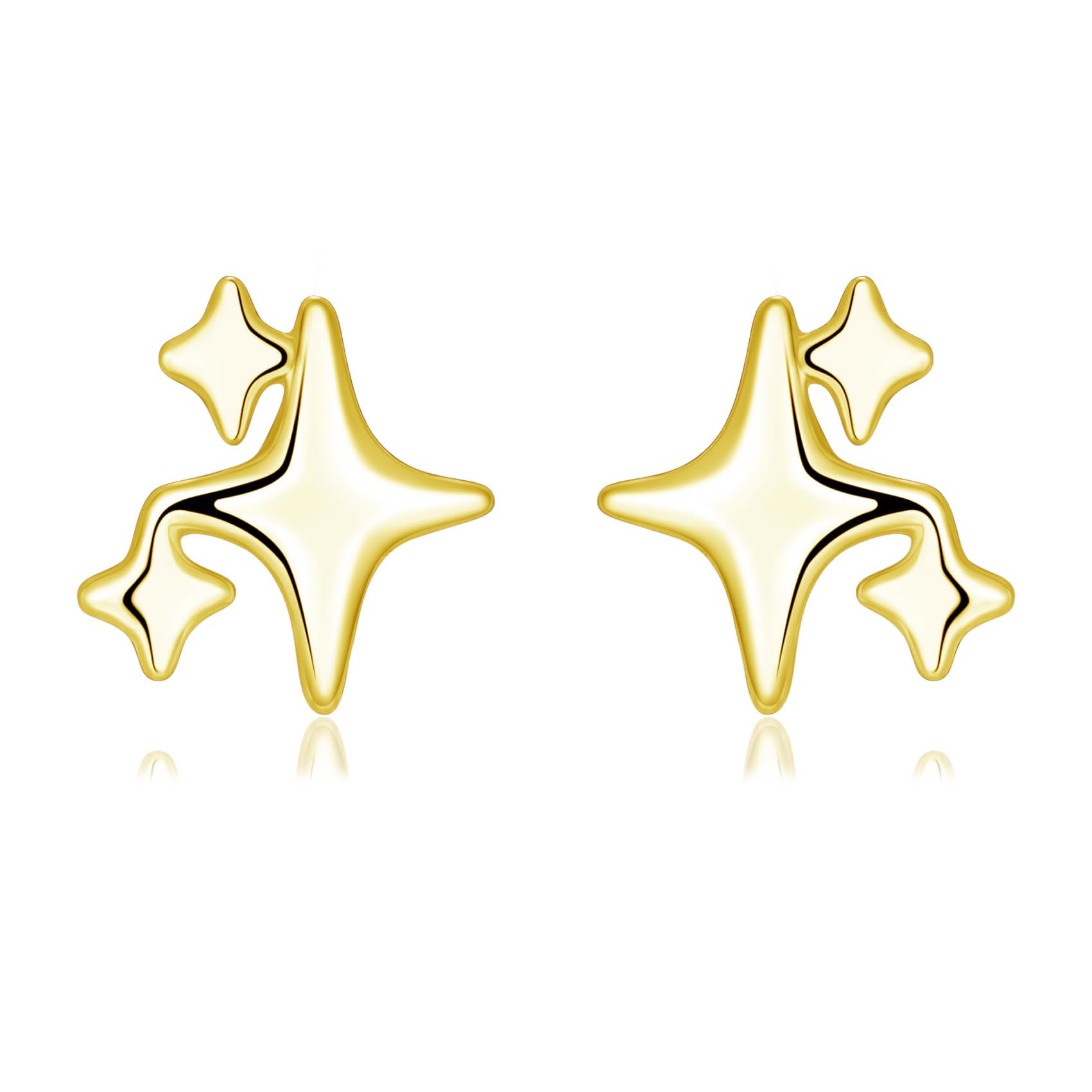 Estrellique Ohrringe Silber 925, Hypoallergen 925 Sterling S