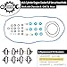 Head Gasket Set 5.3 L, w/Cylinder Head Bolts(ES72173), Compatible with 2002-2011 Chevy Silverado Tahoe Express Avalanche Suburban, GMC Sierra Yukon Savana Envoy 4.8 L 5.3 L V8, Engine Gasket Kit