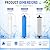 335 RO System Replacement Water Filter, Replacement Filter Set With Membrane for Microline 335 Reverse Osmosis System, Sediment, Carbon Cartridge, Inline GAC Post Filter