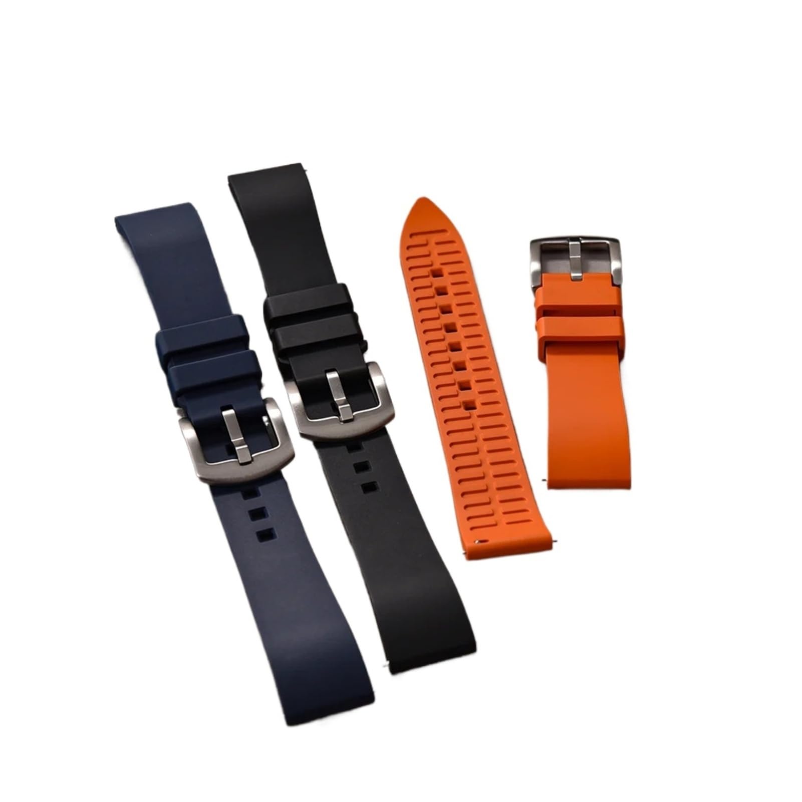 18/19/20/21/22/23/24 mm szybkozłączka kompatybilna z zegarkami sportowymi miękka guma fluoro FKM