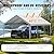 Happybuy Carport Replacement Canopy Cover 13x20 ft, Heavy-Duty Waterproof & UV Protected Tent Tarp, Easy Installation with Ball Bungees, Grey (Top Cover Only, Frame Not Included)