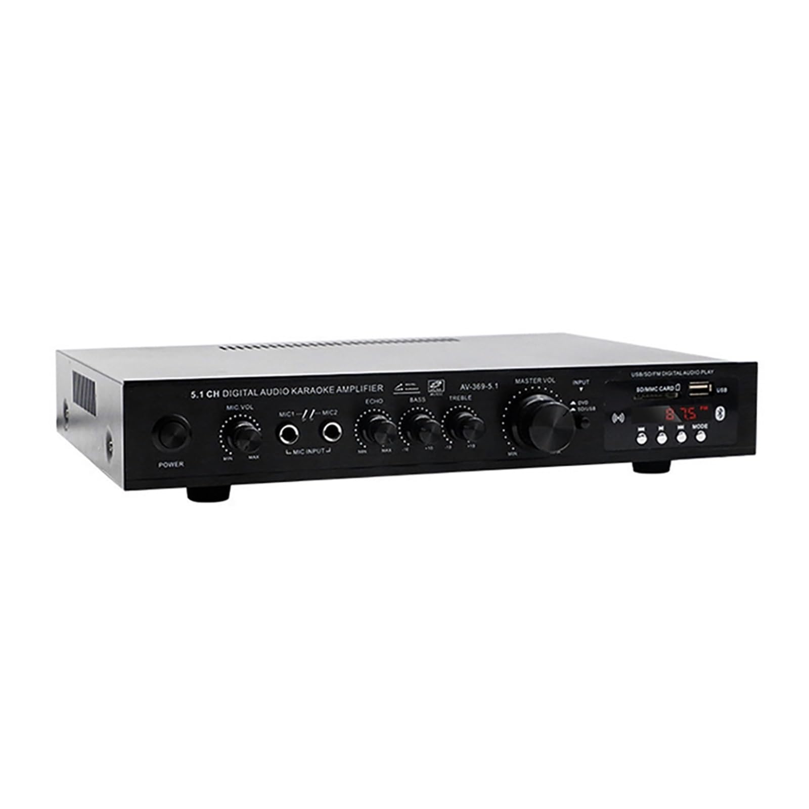 Bluetooth 5.1 Sound Speaker Amplifiers Receiver 6 Channel Home Theater Stereo System Components