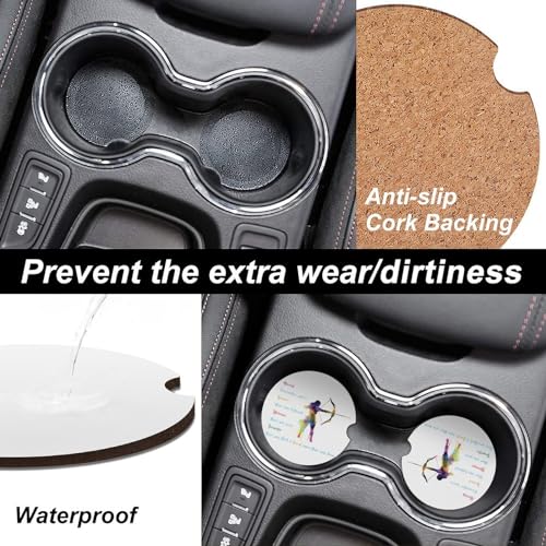 4PCS Posavasos para Auto Universal 2.56 Pulgadas miniatura 3