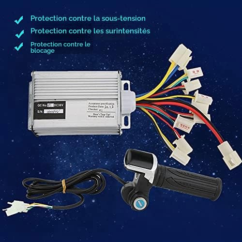 Keenso Boîte de Commande Moteur 36v 1000W contrôleur Vitesse Multifonction Pouce poignée des gaz pour Scooter électrique E vélo Tricycle-Contrôleur De Vélo Électrique