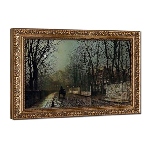 Toile A Wet Moon Putney Road par Grimshaw pour habiller un grand mur vide avec un cadre