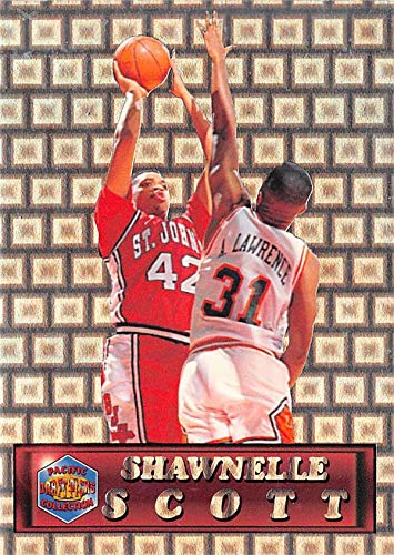 Shawnelle Scott basketball card (St. John Red Storm) 1994 Pacific Collection Rookie Refractor #56
