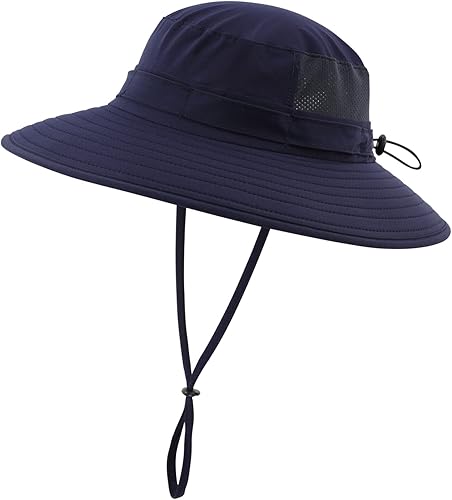 Miniatura 9 de Home Prefer Sombrero de sol para hombre UPF50+ Sombrero de pescador ligero de ala ancha Sombrero de pesca