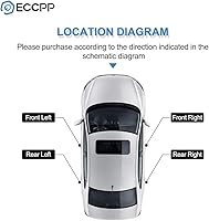 Vista 8 de ECCPP Manija de puerta negra para camioneta Nissan 1995 1996 1997 (puerta trasera)