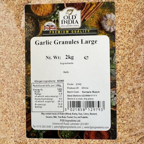 Old India Garlic Granules Large 2Kg - 2