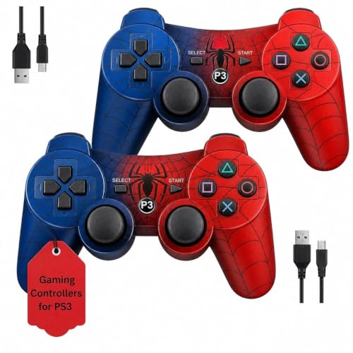 Hopevry 2 Pack PS3 Wireless Controller for Sony PlayStation 3
