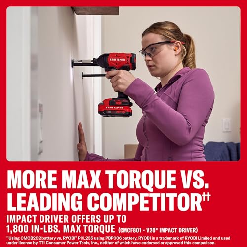 CRAFTSMAN V20 Cordless Drill and Impact Driver Set