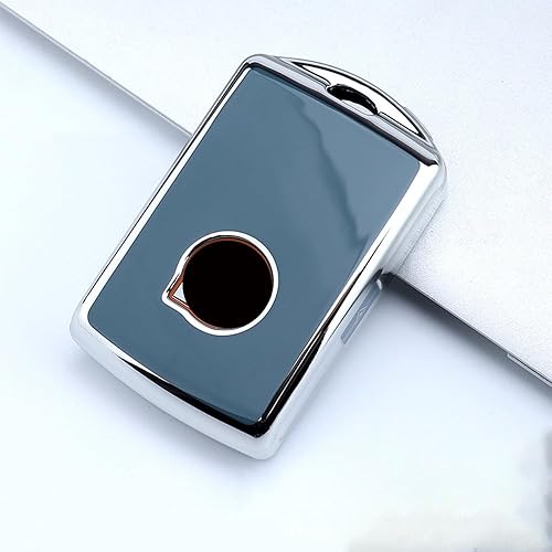 Miniatura 7 de HIBEYO Funda para llave Volvo de TPU para Volvo XC90 XC60 XC40 S60 S90 V90 V60 Polestar 1 T5 T6 Accesorios Cubierta de llave Smart Key Holder