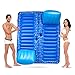 Face to Face 2-Person Swimming Pool Lounge Raft with Cup Holders by Sol Coastal