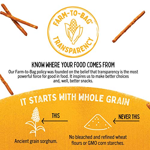 Quinn Touch of Honey Pretzel Sticks, Gluten Free Pretzels, Corn Free, Soy Free, Non-GMO, 7 Oz, Pack Of 3 - Thumbnail 4