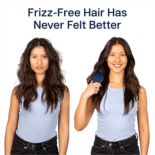 Crave Naturals Glide Thru Detangling Brush For Adults & Kids Hair - Detangler Brush For Natural, Curly, Straight, Wet Or Dry Hair - Hairbrush For Men & Women, Little Girl Hair Accessories, 1Pk, Blue #TOP6