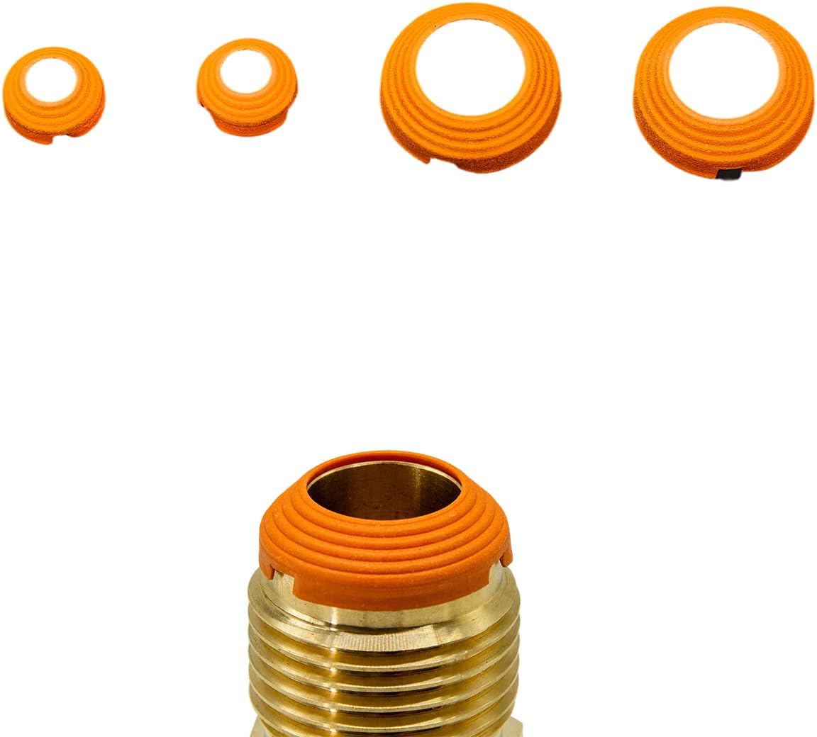 HVAC Leak-Free SAE Flare Gaskets, Flare Fitting Seal for Mini Split Kit