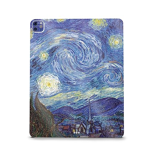 Image of MightySkins Carbon Fiber Skin Compatible with Apple iPad Pro 12.9 inch M2 6th Gen (2022) Full Wrap Kit - Starry Night | Protective, Durable Textured Carbon Fiber Finish | Easy to Apply | Made in The USA