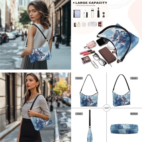 Leather Purse and Wallet Set Womens Shoulder Handbags with Matching Wallet Small Hobo Tote Bag Purse Clutch3