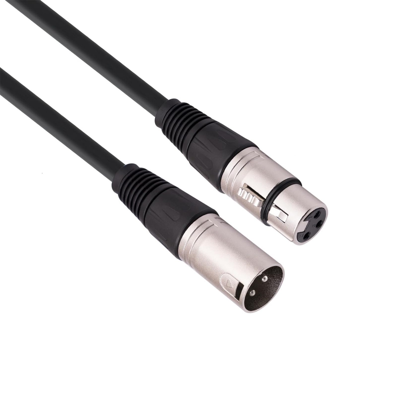 3-pinowe złącze XLR, kabel mikrofonowy, zbalansowane złącza męskie na żeńskie do interfejsu audio (10 metrów)