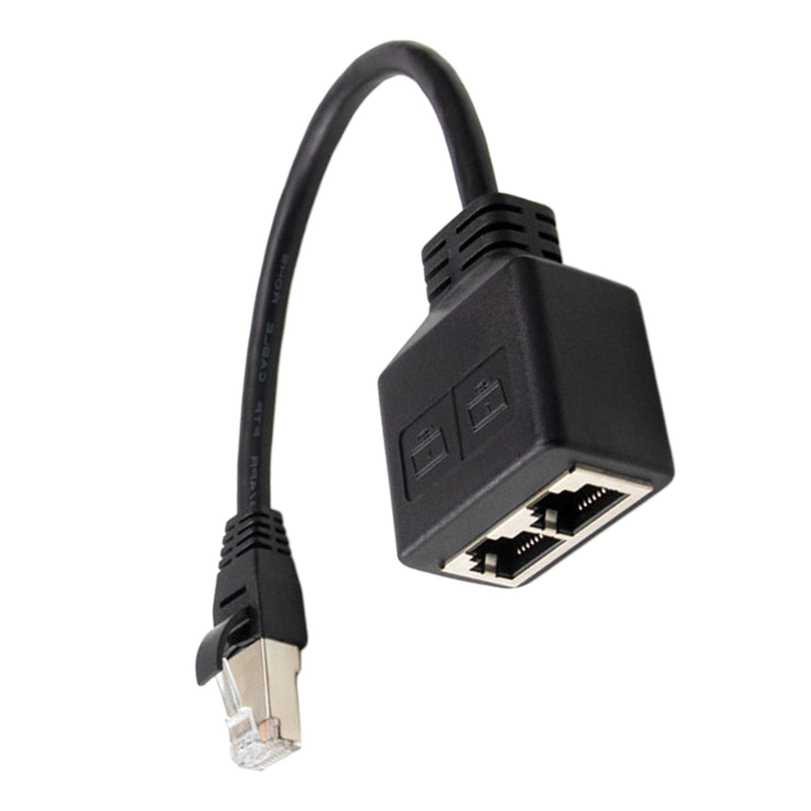 the style sutra lan ethernet splitter black male to female network adapter computer one to two