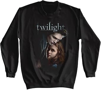 Twilight Edward & Bella Adult Long Sleeve Sweatshirt Vampire Romance Vintage Style Graphic Prints