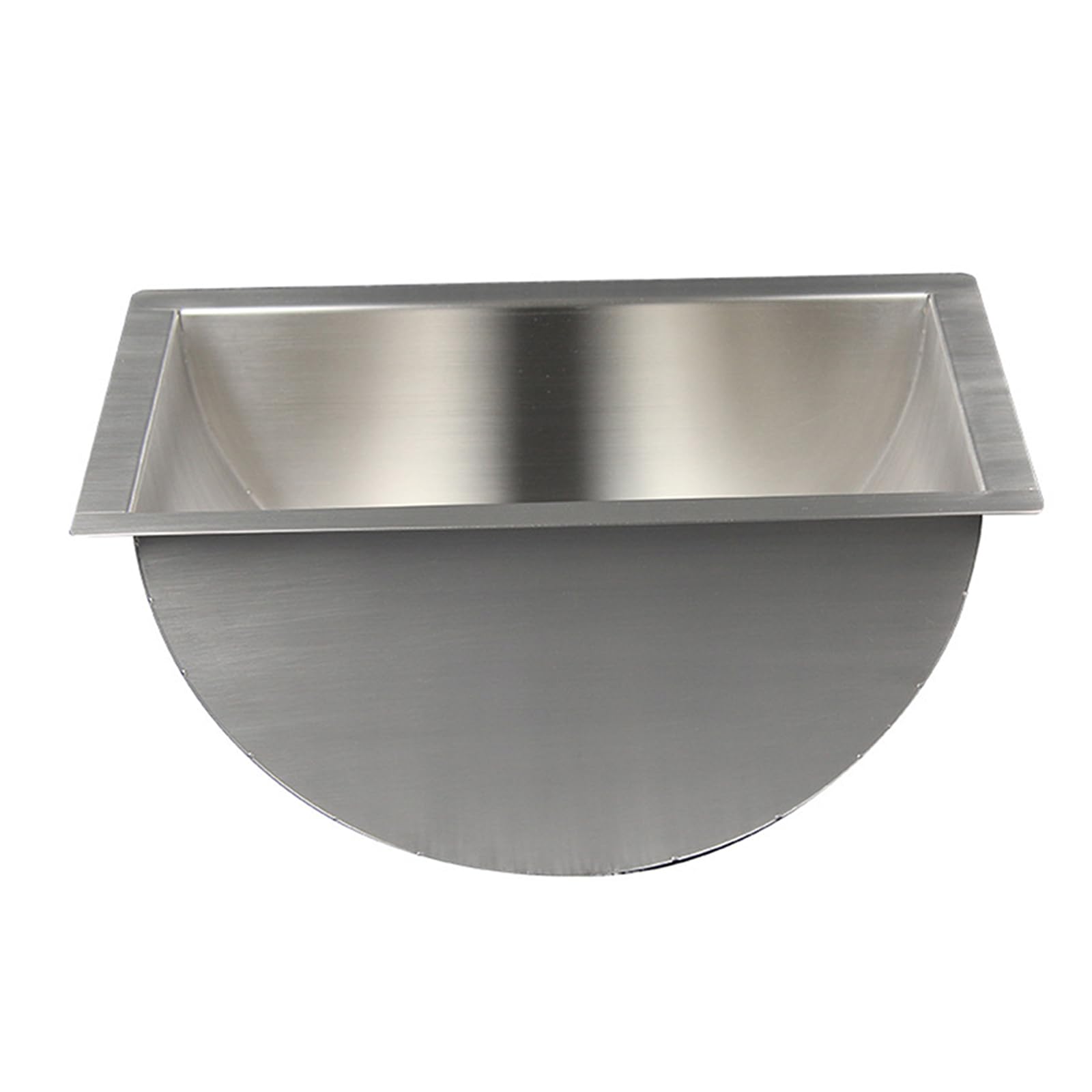 Plateau de transaction à insertion en acier inoxydable 304 couleur argent