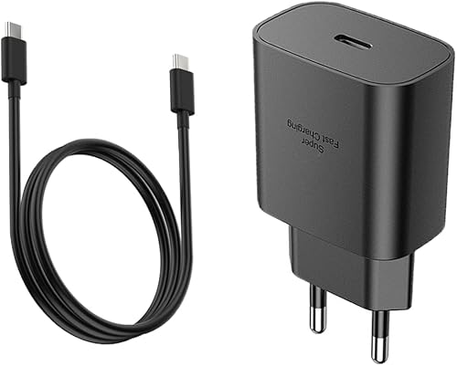Miniatura 8 de 25 W europeo USB tipo C cargador súper rápido Europa adaptador de viaje bloque de enchufe para Samsung Galaxy S26 S25 S24 S23 S22 S21 Ultra Plus A25