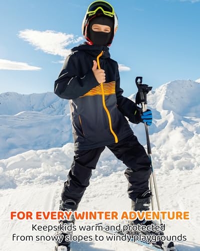 Image of GXCROR Balaclava Ski Mask for Men & Women, Winter Face Mask Cold Weather Windproof Thermal Motorcycle Snowboard Cycling