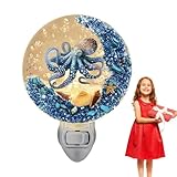 Ambiance améliorée : donnez à votre maison une atmosphère sereine et paisible avec notre veilleuse en forme d'animal . Profitez des magnifiques effets visuels et de la lumière douce tout en projetant de superbes de créatures océaniques sur vos et votre plafond.