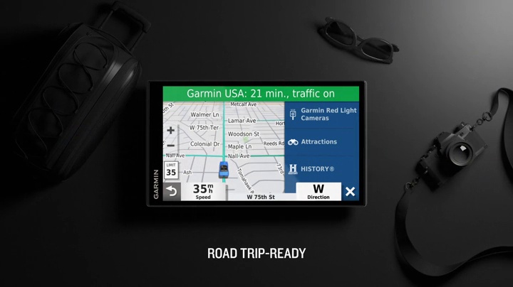 Watch Garmin DriveSmart 65 with Amazon Alexa, Built-In Voice