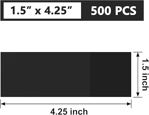 Miniatura 2 de NATURALABEL Servilletero estándar, servilleteros de papel, autoadhesivos, 500 unidades (negro)