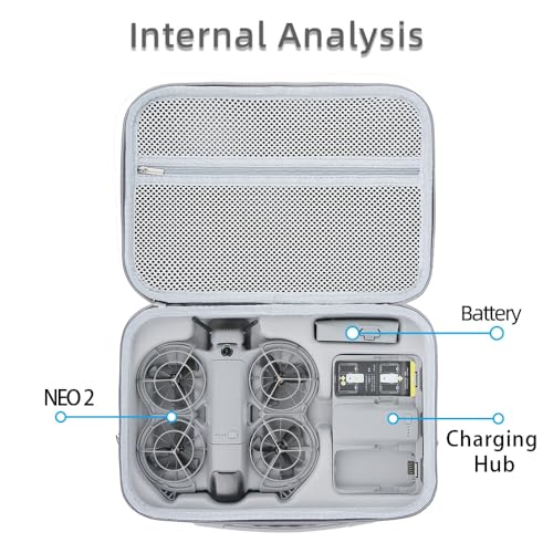 Sac de voyage pour drone DJI Neo 2 idéal pour vos randonnées et sorties créatives - 2