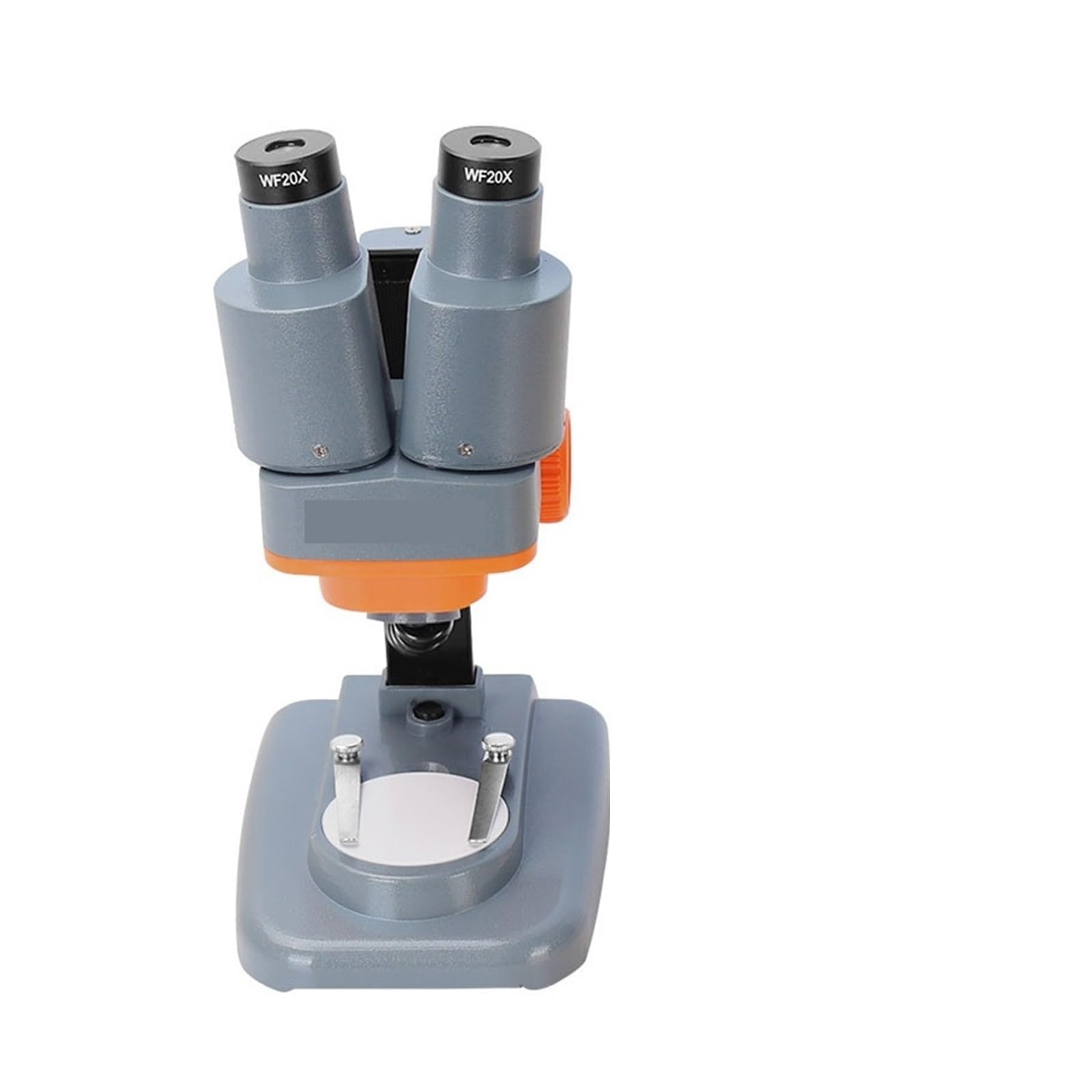 OKANEN Microscope, Binocular Stereo Microscope 20X/40X Above LED Lights PCB Solder Tool E Phone Repair Mineral Watching Microscopio(Gray)