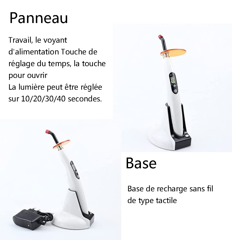 Lampada Per Polimerizzazione A LED Senza Fili Wireless Dentale Da 1500 Mw Acquista In Modo Economico - Spedizione Gratuita, Recensioni Reali Con Foto - Foto 11