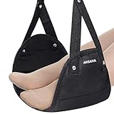 Arsaha Portable Foot Hammock - Airplane Travel Essentials, Reduces Swelling with Memory Foam