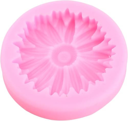 Miniatura 6 de Moldes de silicona de flores de crisantemo, molde de fondant de flores de margarita, molde de caramelo de girasol para decoración de pasteles,