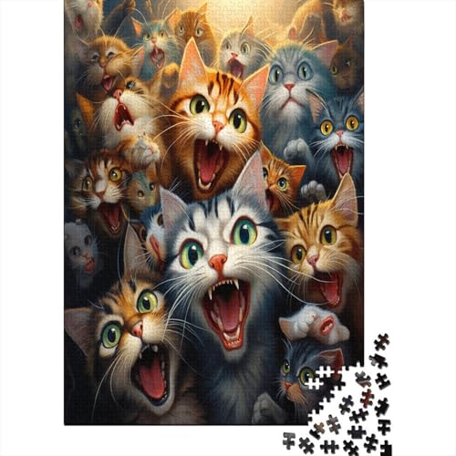 Puzzle de gatos de 1000 piezas, una obra de arte interactiva con acabados de calidad 2