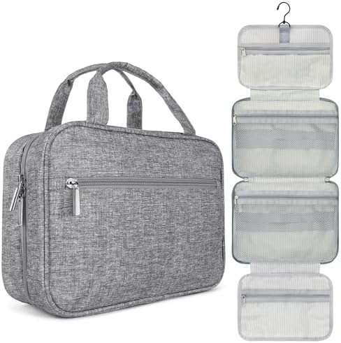 Amazon.com: Jadyn Hanging Toiletry Bag, Expandable Toiletry Organizer for Women, Water Resistant ...